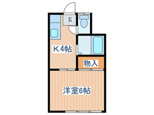 満月荘Ｃ棟の物件間取画像